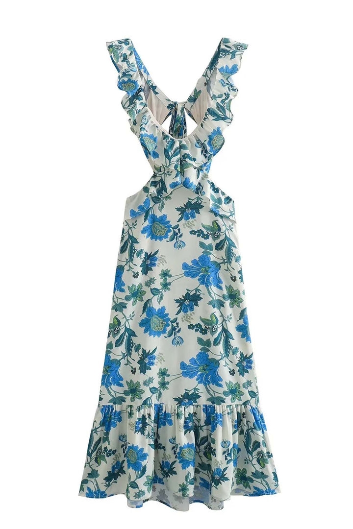 Ariella | Ruffled Floral Dress