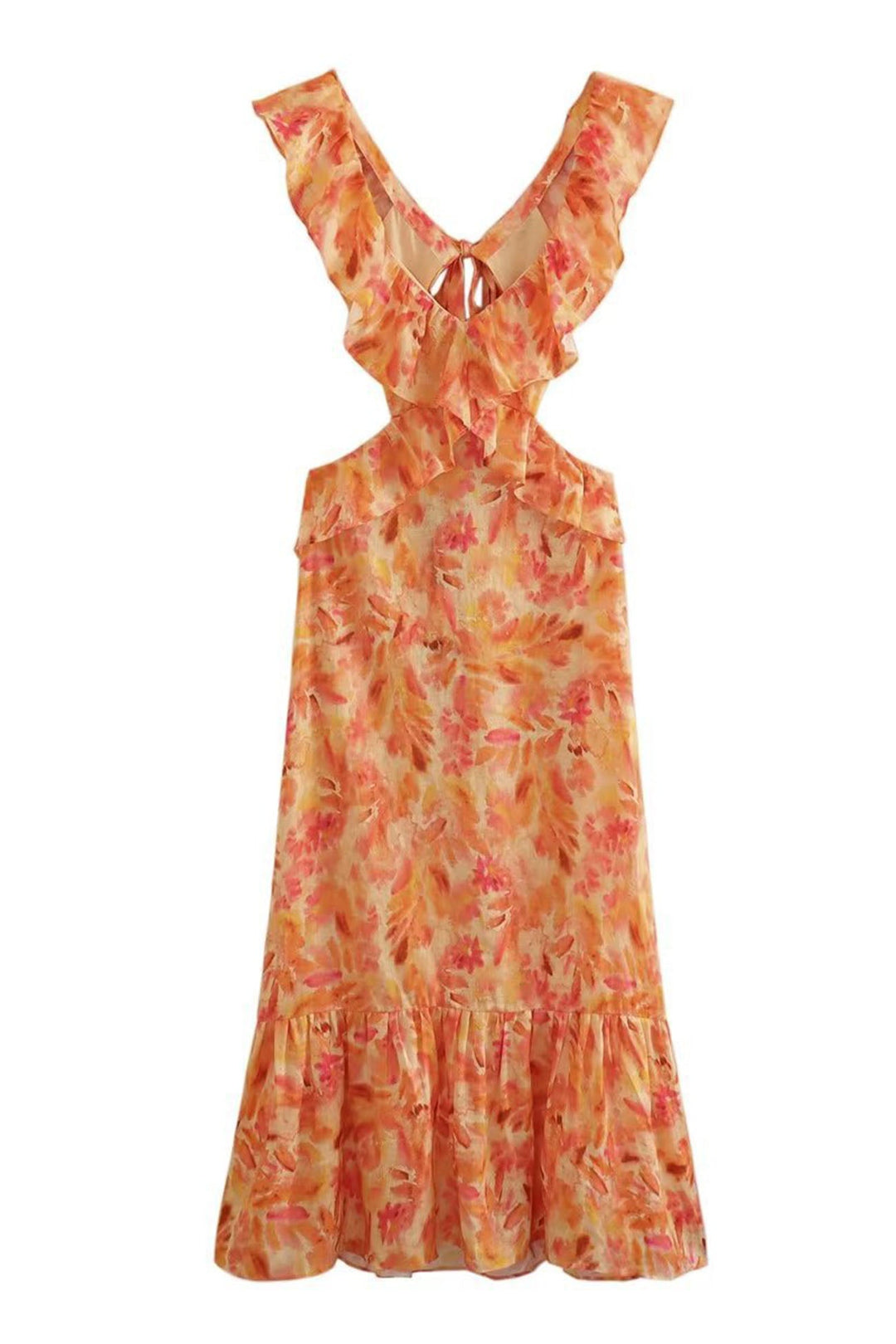 Ariella | Ruffled Floral Dress