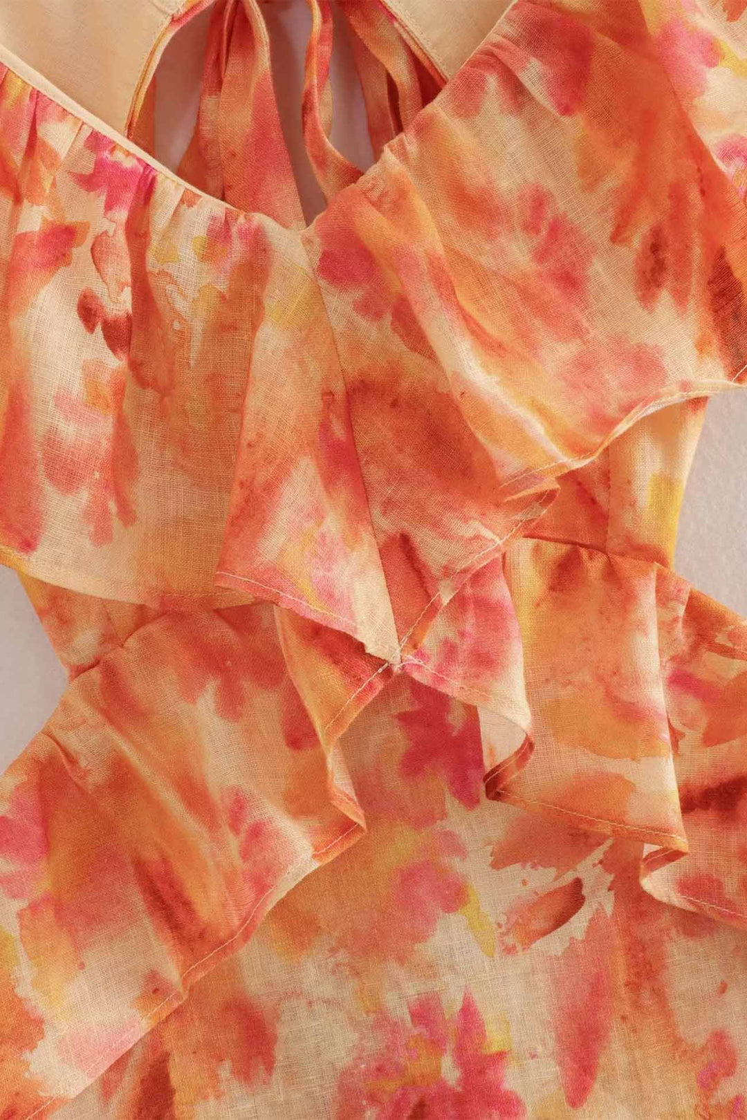 Ariella | Ruffled Floral Dress