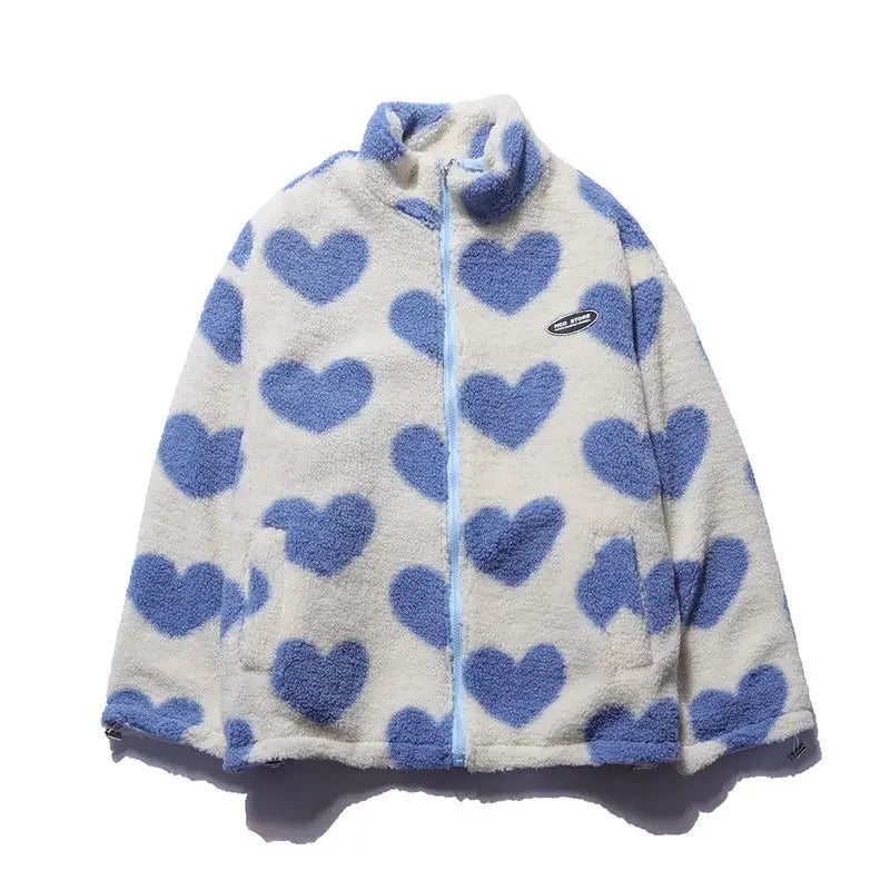 Elsie | Double-Sided Heart Jacket