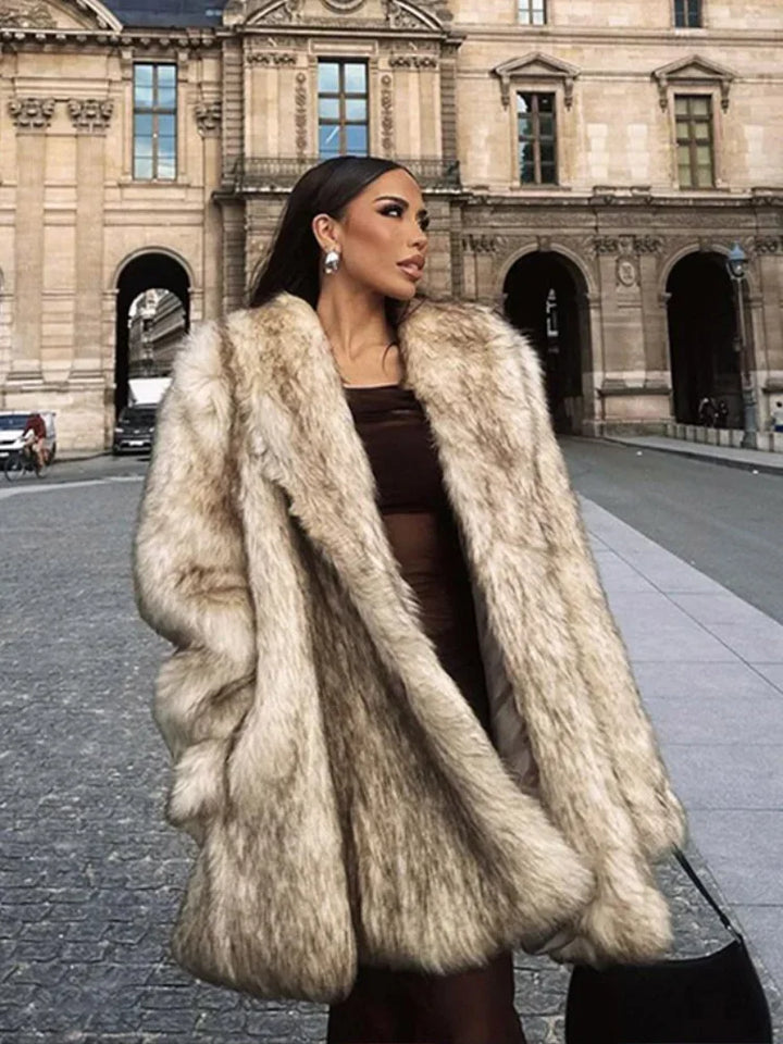 Amber | Premium Faux Fur Jacket