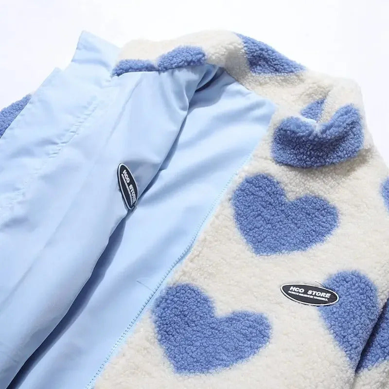 Elsie | Double-Sided Heart Jacket