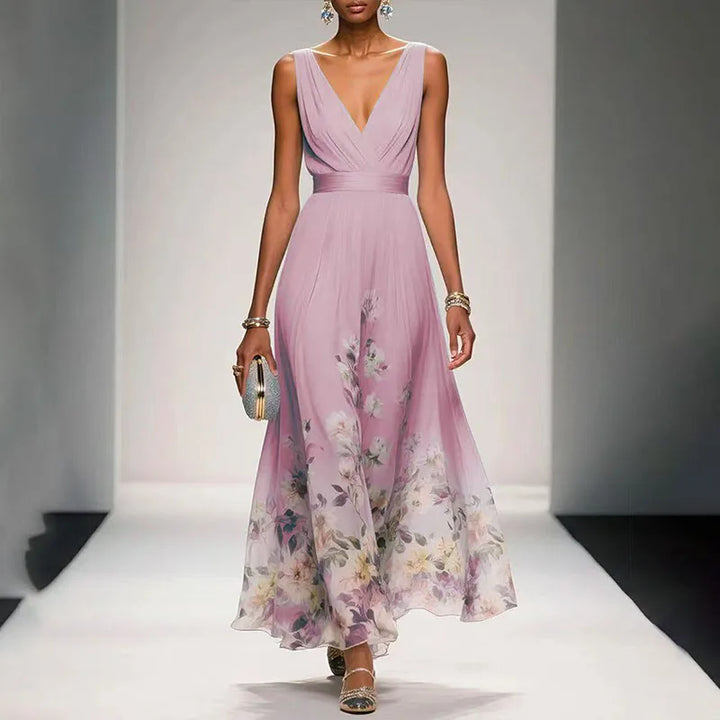 Arabella | Elegant Floral Maxi Dress