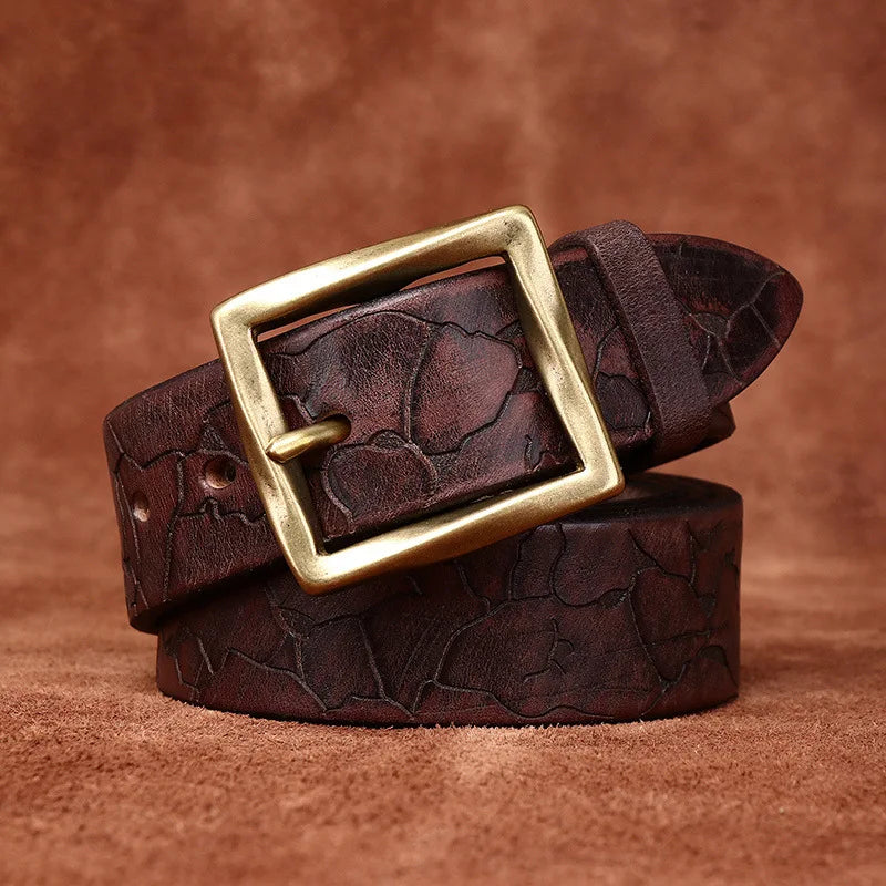 Bronco Full-Grain Leather Belt