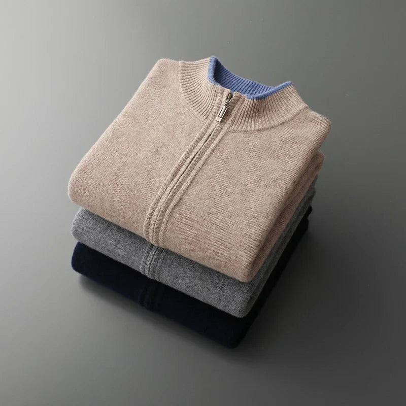 Hudson Cashmere Zip Jacket