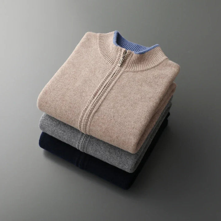 Hudson Cashmere Zip Jacket