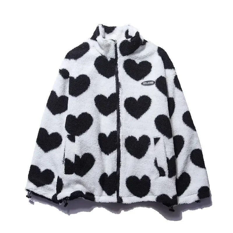 Elsie | Double-Sided Heart Jacket