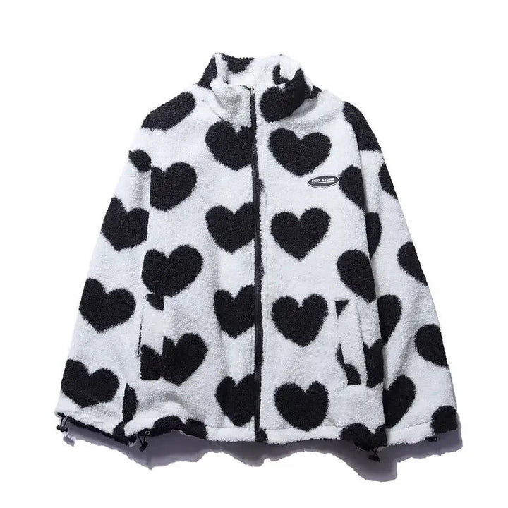 Elsie | Double-Sided Heart Jacket