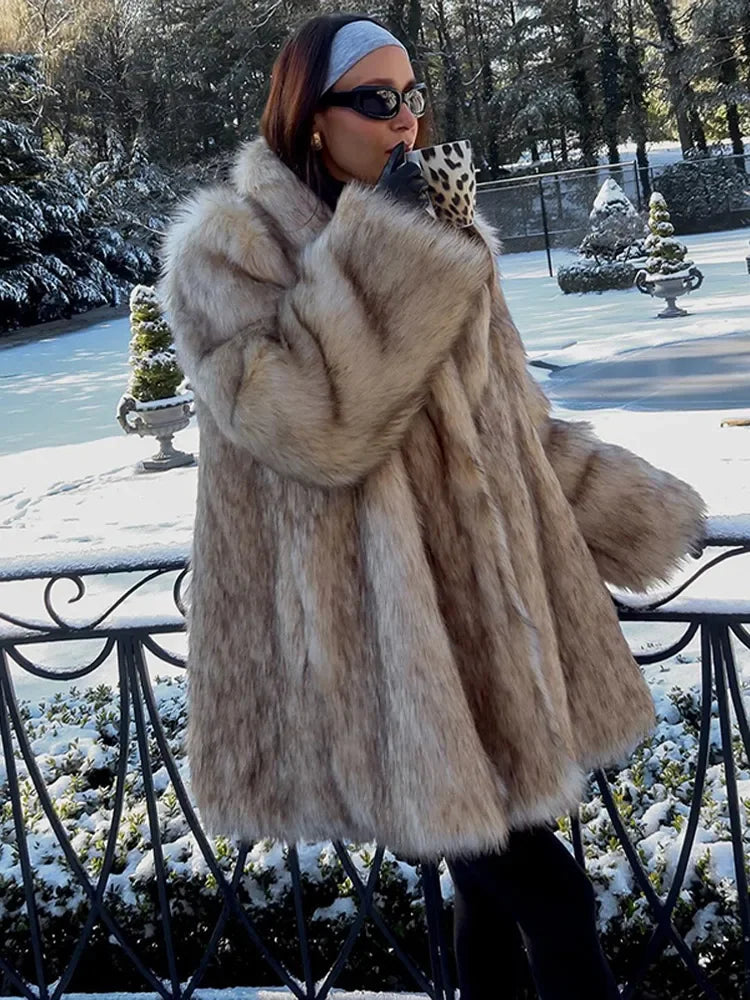 Amber | Premium Faux Fur Jacket