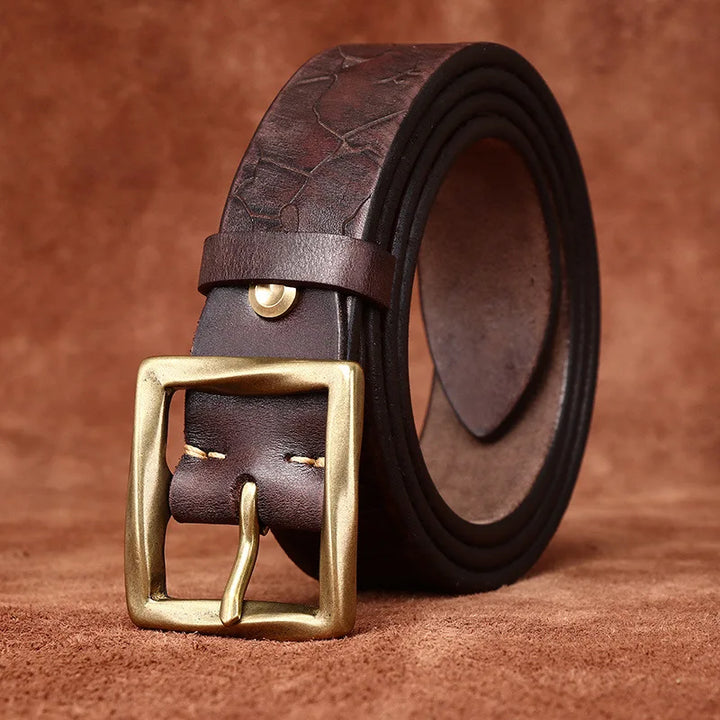 Bronco Full-Grain Leather Belt