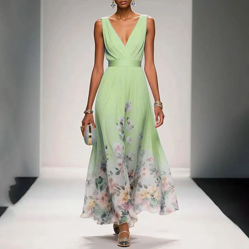 Arabella | Elegant Floral Maxi Dress