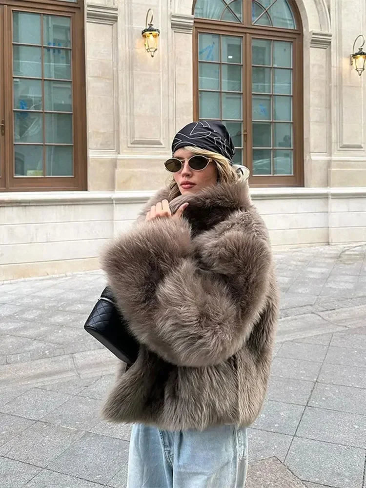 Kelly | Plush Faux Fur Jacket