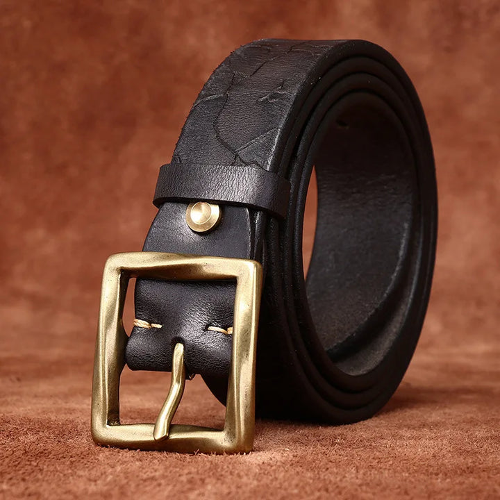 Bronco Full-Grain Leather Belt
