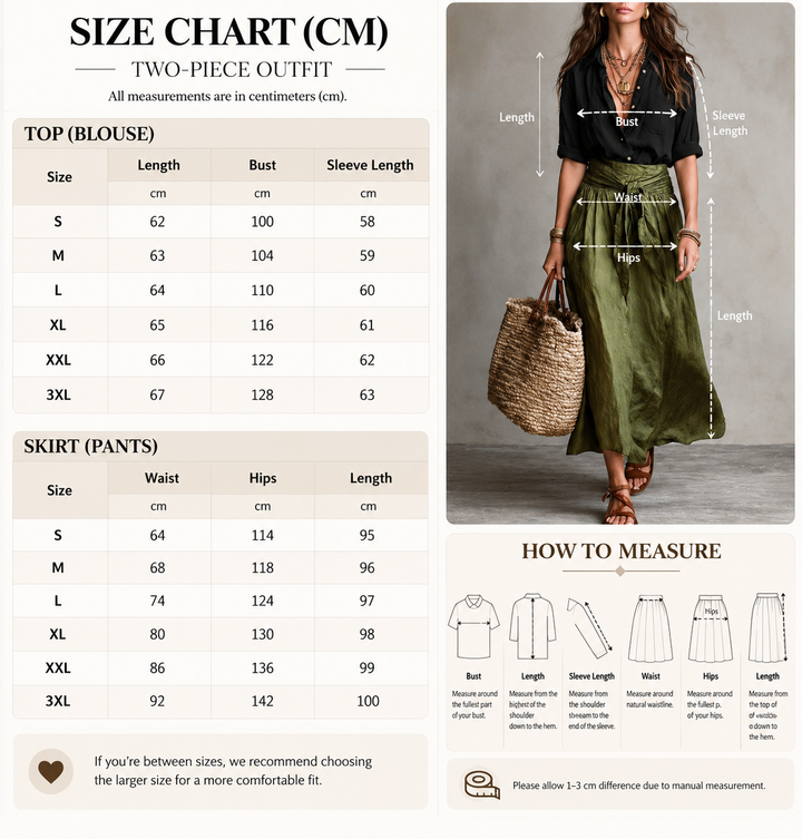 Camilla | Midi Set with Tie-Waist Detail