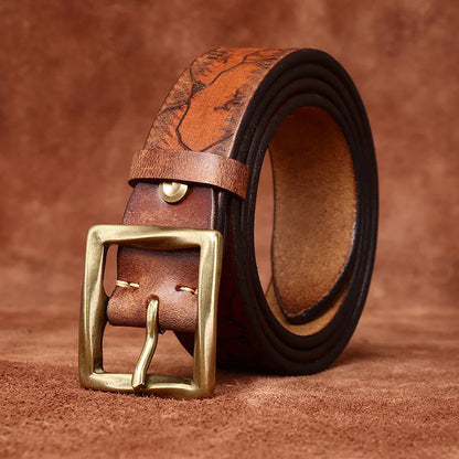 Bronco Full-Grain Leather Belt