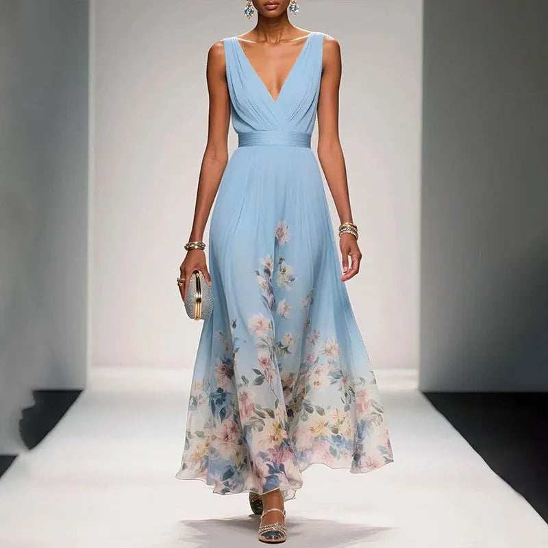 Arabella | Elegant Floral Maxi Dress