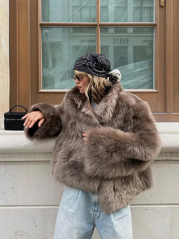 Kelly | Plush Faux Fur Jacket