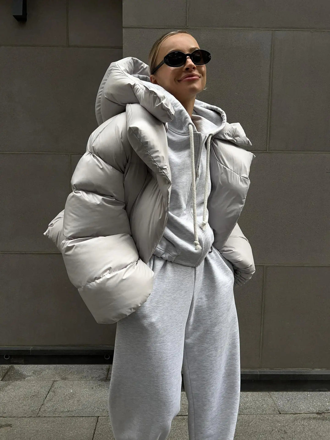 Gemma - Extra-Large Double-Layer Puffer Jacket