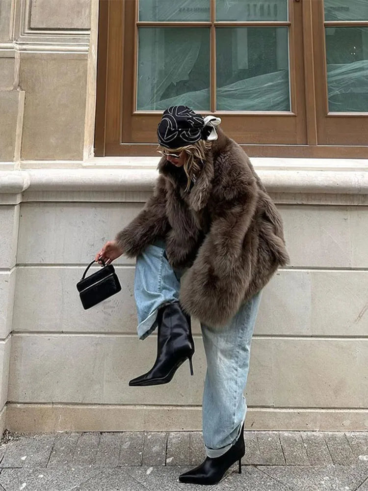 Kelly | Plush Faux Fur Jacket