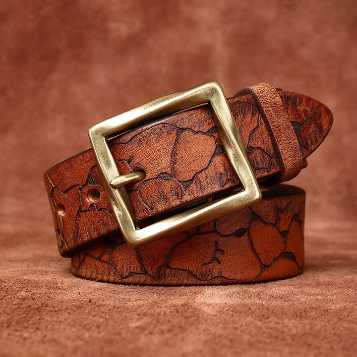 Bronco Full-Grain Leather Belt