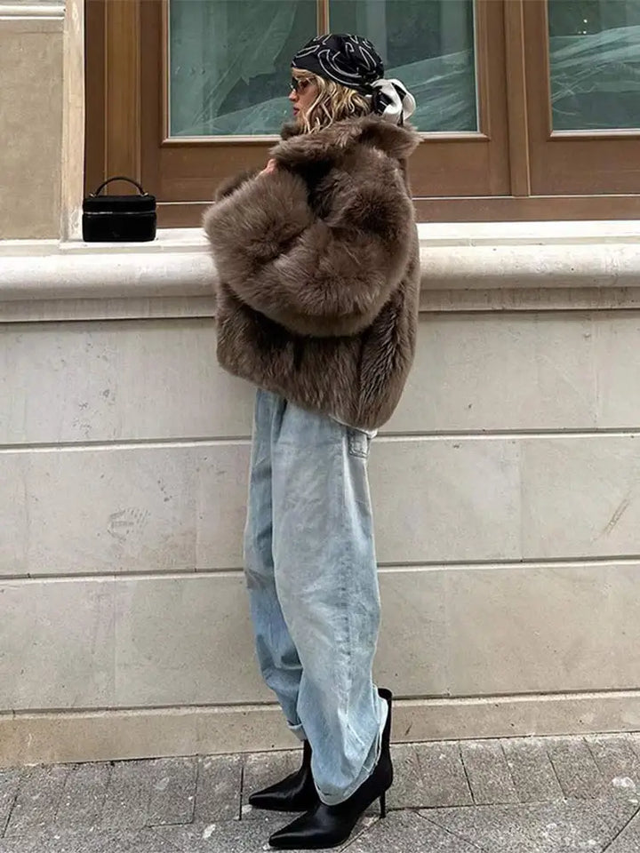 Kelly | Plush Faux Fur Jacket