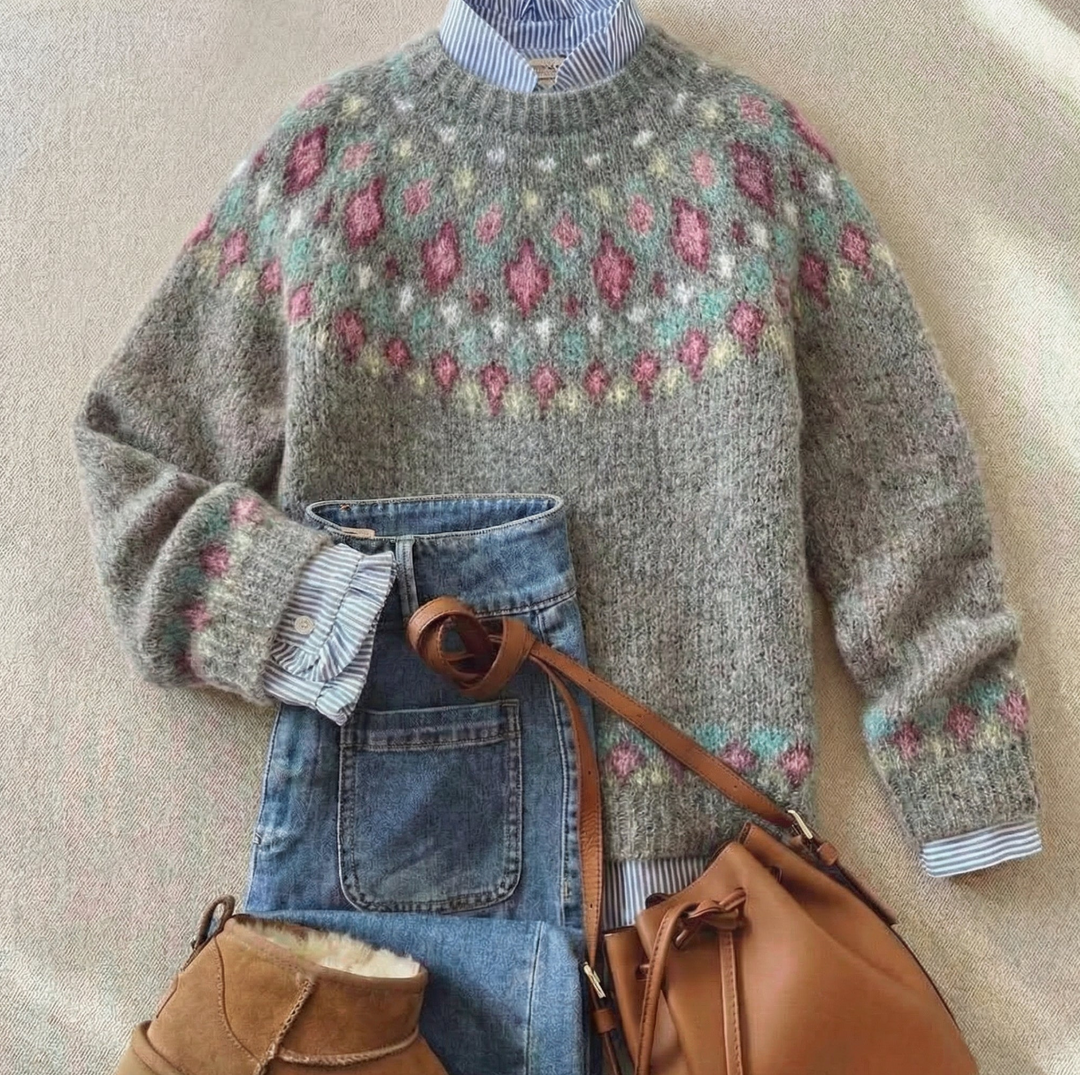 Everly | Heritage Nordic Knit Sweater