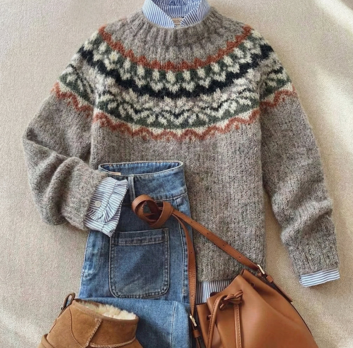 Everly | Heritage Nordic Knit Sweater