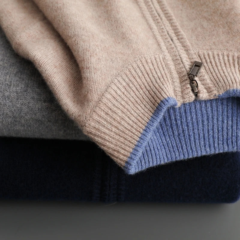 Hudson Cashmere Zip Jacket