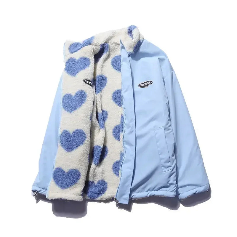 Elsie | Double-Sided Heart Jacket
