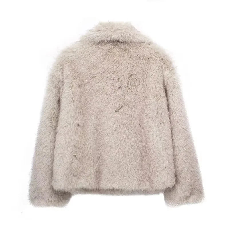 Ines | Chic Faux Fur Coat