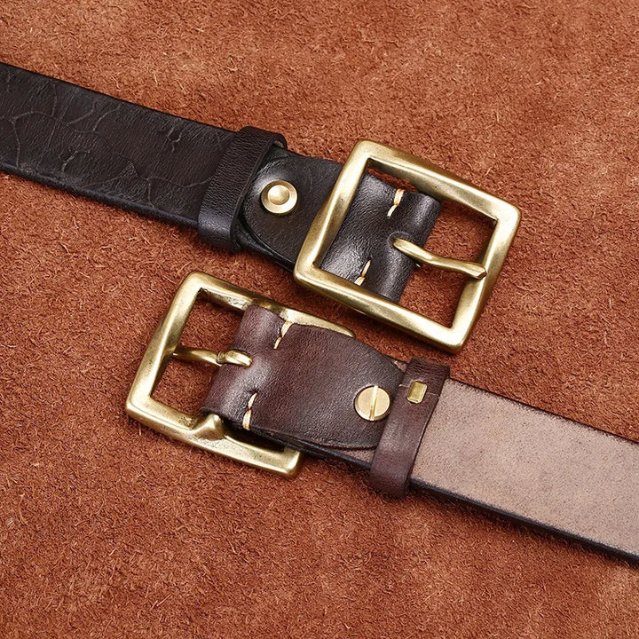 Bronco Full-Grain Leather Belt