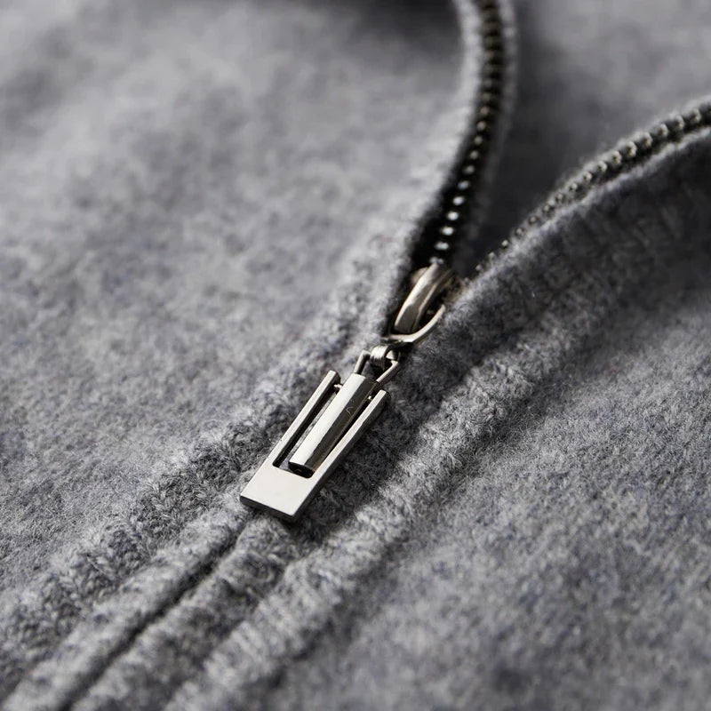 Hudson Cashmere Zip Jacket