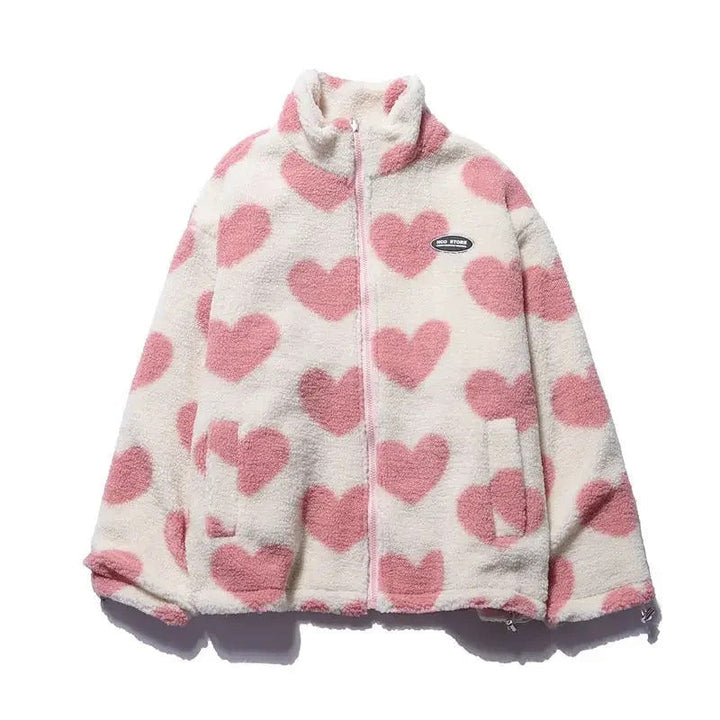 Elsie | Double-Sided Heart Jacket