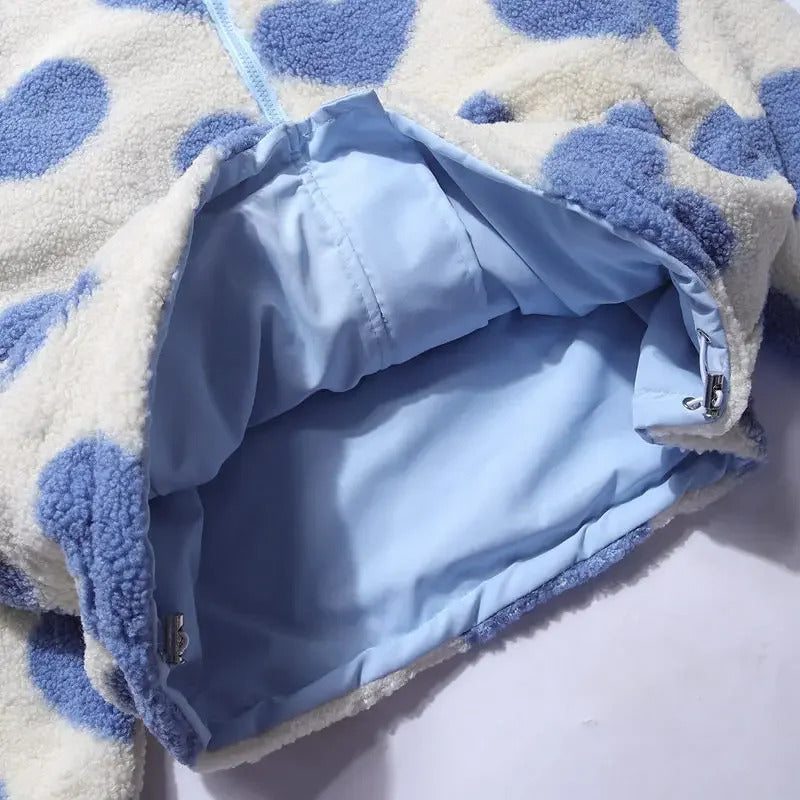 Elsie | Double-Sided Heart Jacket