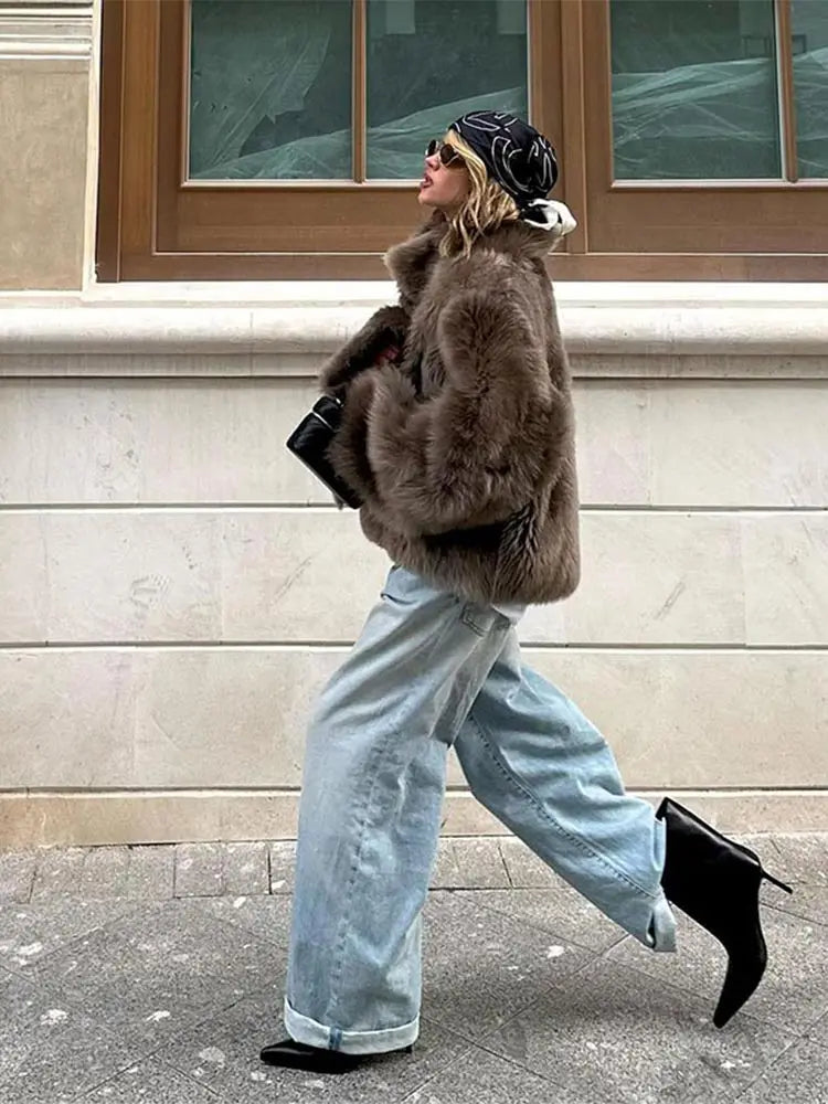 Kelly | Plush Faux Fur Jacket