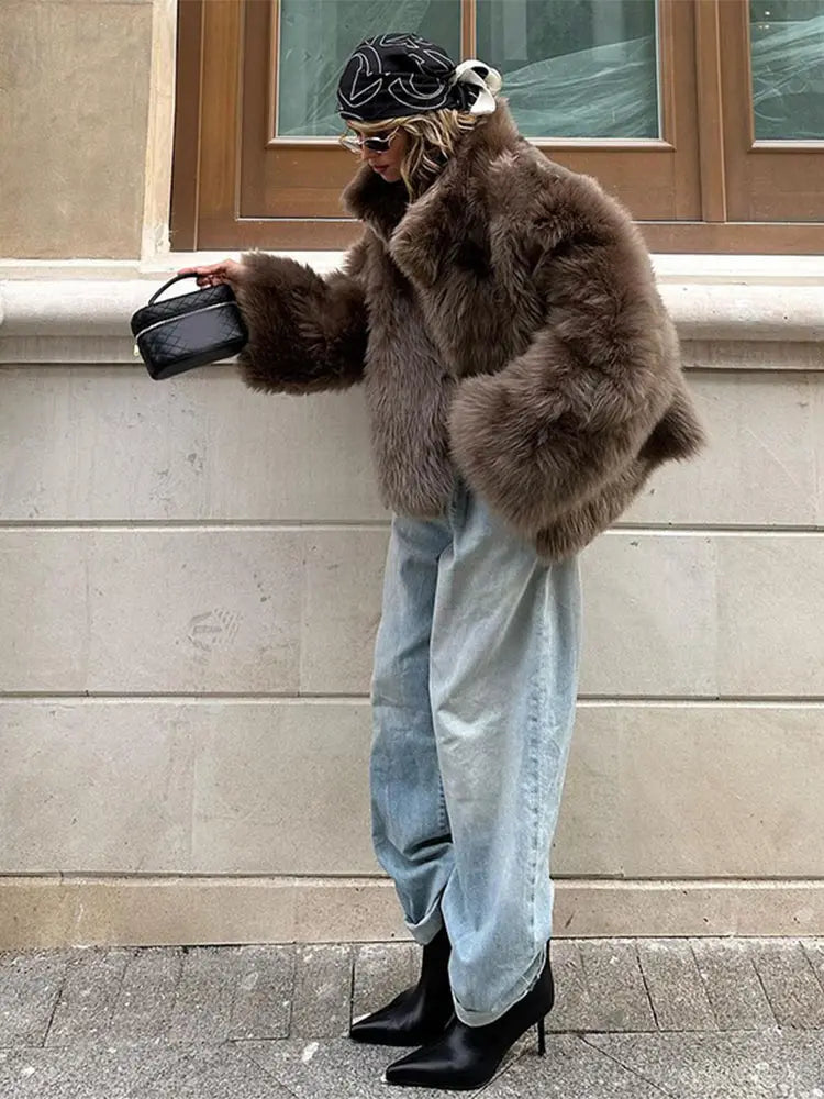 Kelly | Plush Faux Fur Jacket