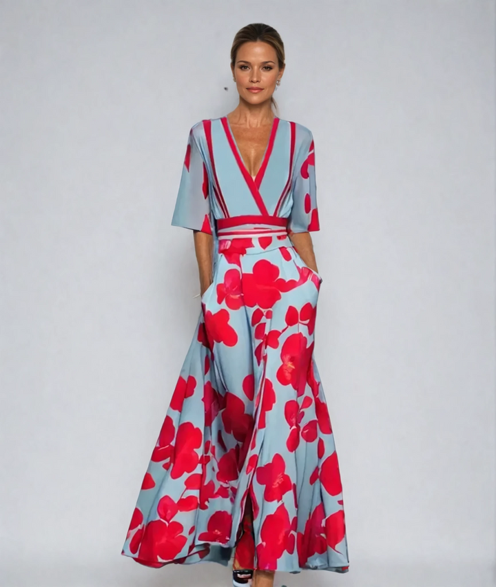 Chloe | Graceful Floral Gown