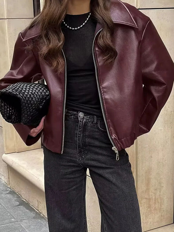 Soumaya | Premium Leather Jacket