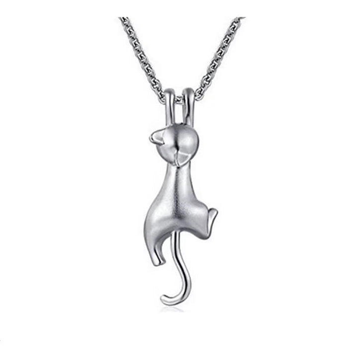 Silver Hare Pendant Necklace