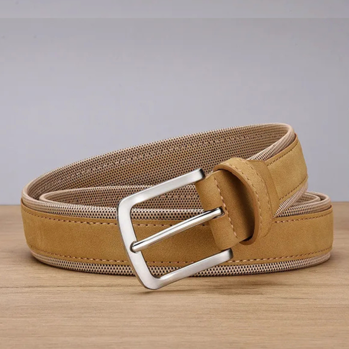 Slate & Suede Leather Belt