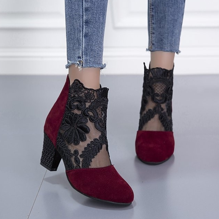 Twilight Lace Ankle Heel