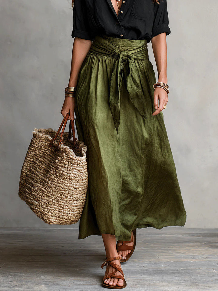 Camilla | Midi Set with Tie-Waist Detail