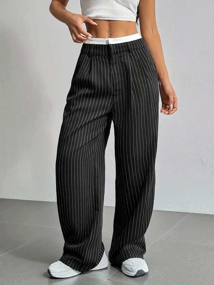 Waveline Pinstripe Trouser