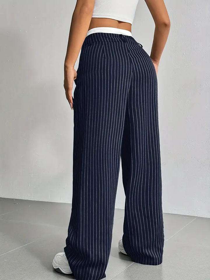 Waveline Pinstripe Trouser