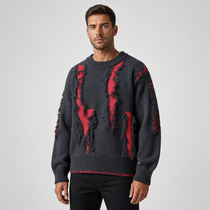 Montevia Distressed Pullover
