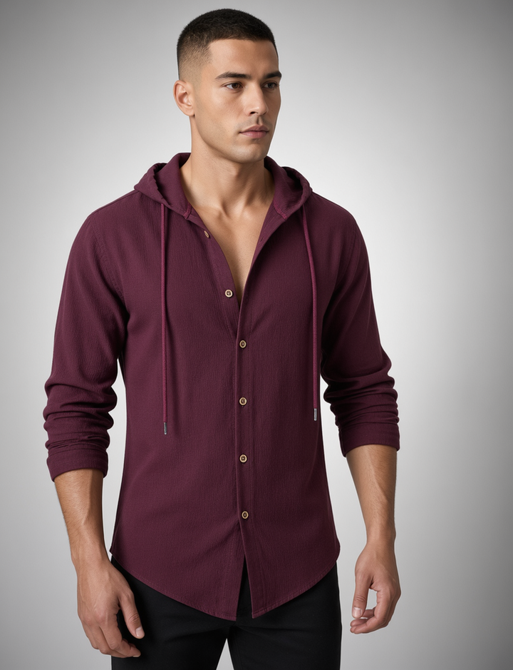 Monaco Button-Up Hoodie