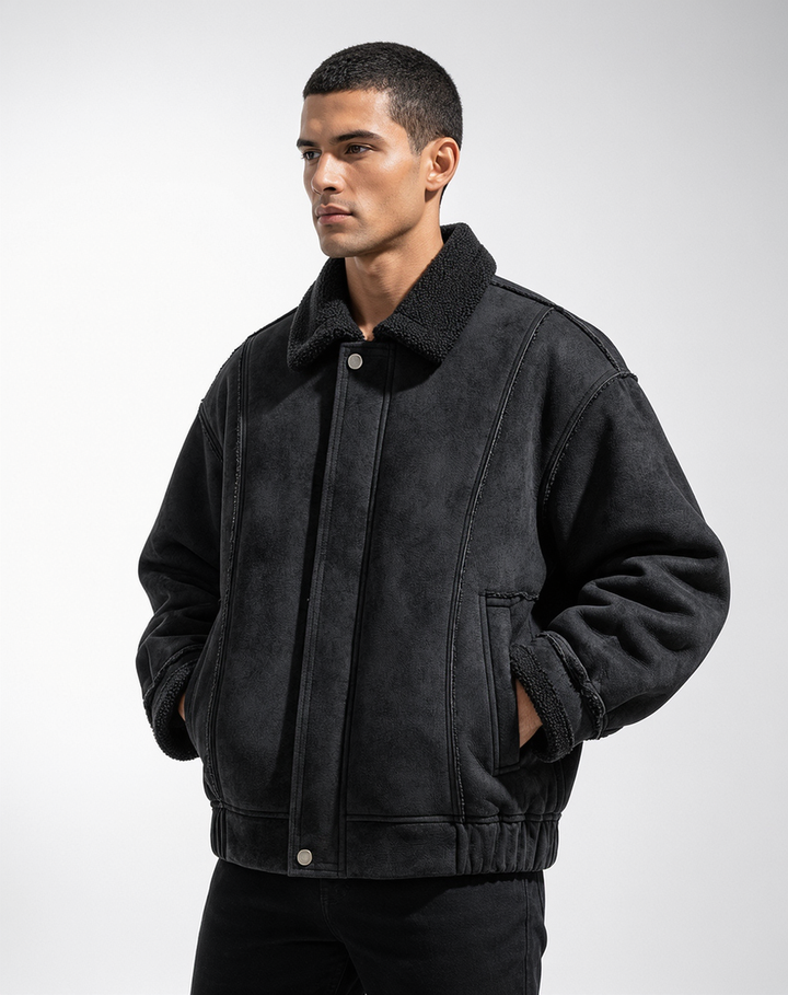 Sentry Suede Aviator Jacket