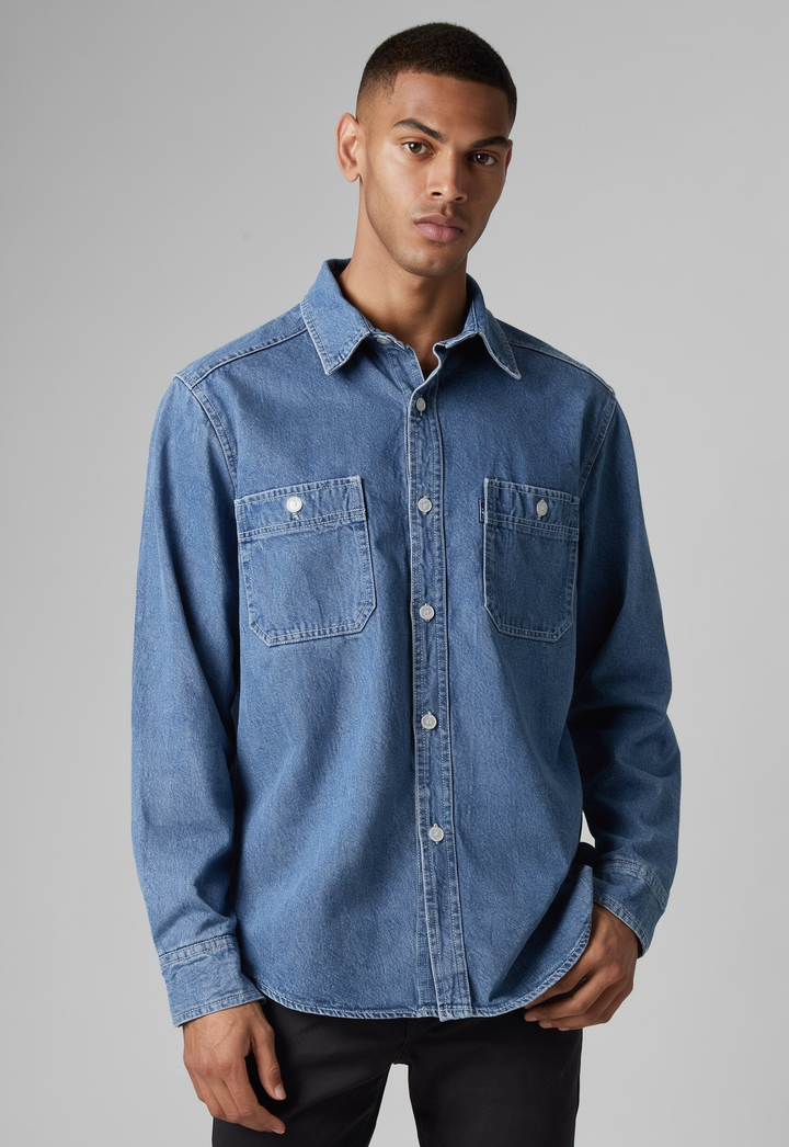 Metropolitan Denim Button-Down