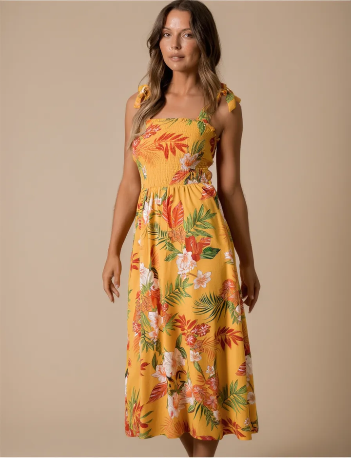 Capri Floral Sundress