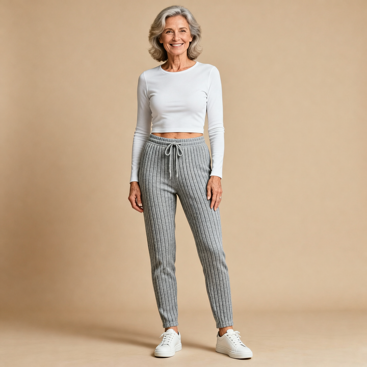 High-Rise Ribbed Legging